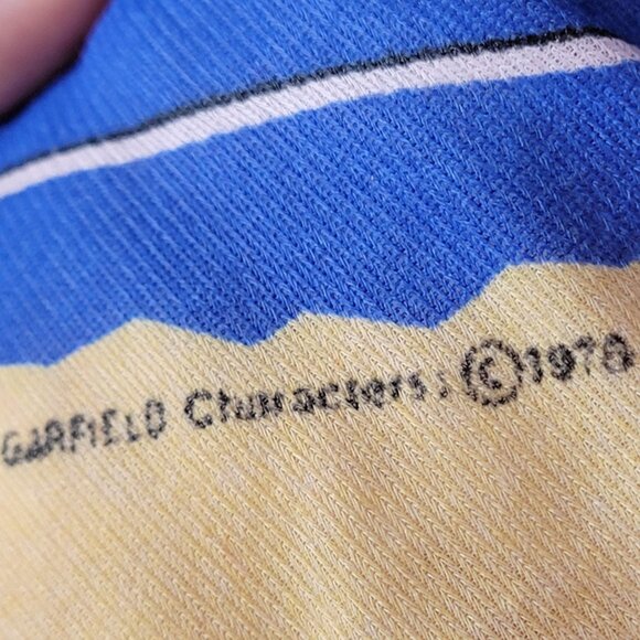 Garfield Rare Vintage 1978 Sleeping Bag Jim Davis 70s Blanket Comforter 68 x 32 - Picture 7 of 14